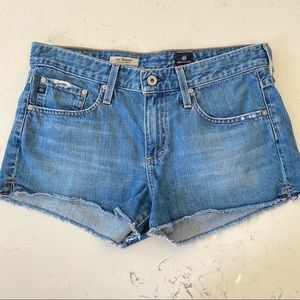 SOLD AG The Bonnie Mid-Rise Cutoff Relaxed Jean Shorts Shorts Size 29